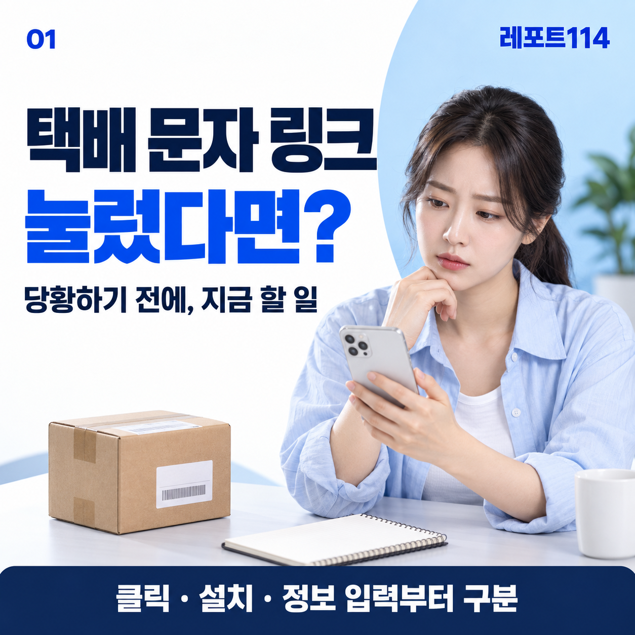 택배 문자 링크, 눌렀다면 무엇부터 해야 할까?