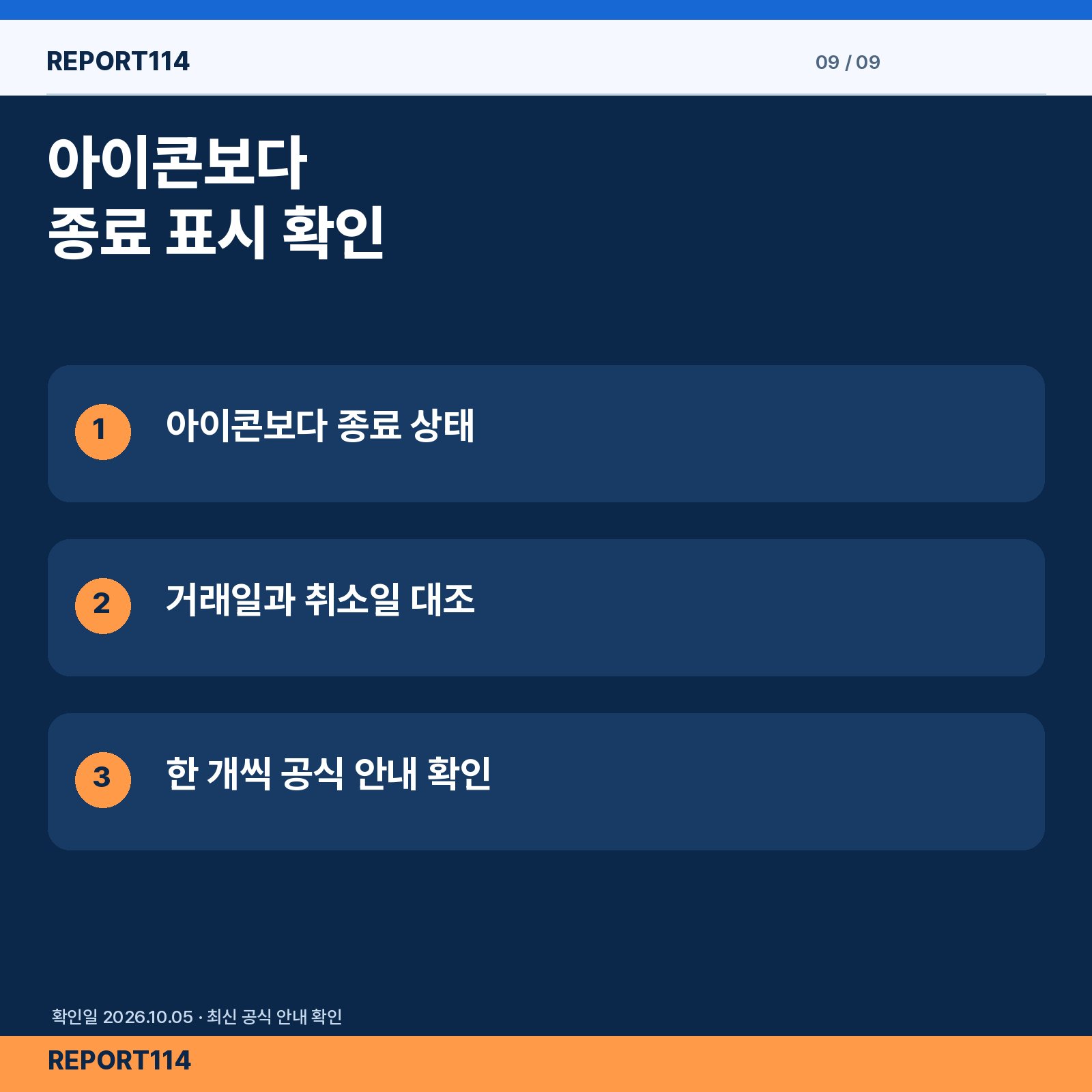 청구처, 결제 계정, 구독 종료 상태를 확인하는 핵심 체크리스트.